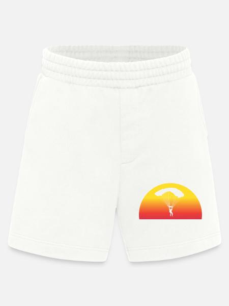 Adventurous Skydive Sunset - Heavyweight Shorts - made by SPREAD - OFF WHITE