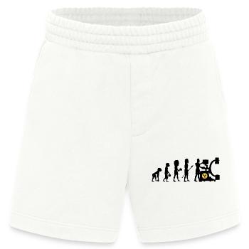 Humor Manip Block Radio for Men Radiology - Heavyweight Shorts - made by SPREAD  - OFF WHITE - Front