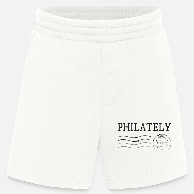 Philatelie - Heavyweight Shorts - made by SPREAD  - OFF WHITE