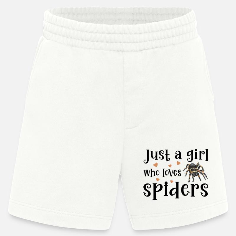 Tarentule d’araignée - Short bio épais fabriqué en UE - OFF WHITE