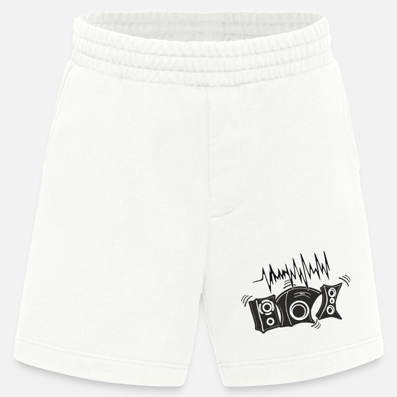 Jukeboxes, Disco, Basses - Heavyweight Shorts - made by SPREAD - OFF WHITE