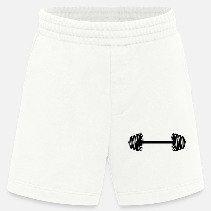 Gewichte Hanteln Scheiben Hantel - Heavyweight Shorts - made by SPREAD  - OFF WHITE