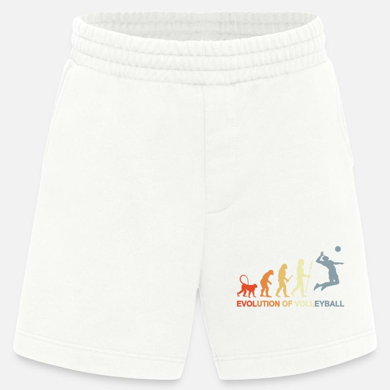 Evolution eines Volleyballspielers - Heavyweight Shorts - made by SPREAD  - OFF WHITE