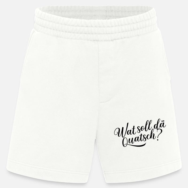 Wat soll dä Quatsch? - Heavyweight Shorts - made by SPREAD  - OFF WHITE
