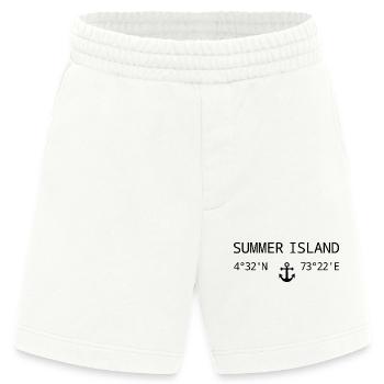 Summer Island Malediven - Heavyweight Shorts - made by SPREAD  - OFF WHITE - Vorne