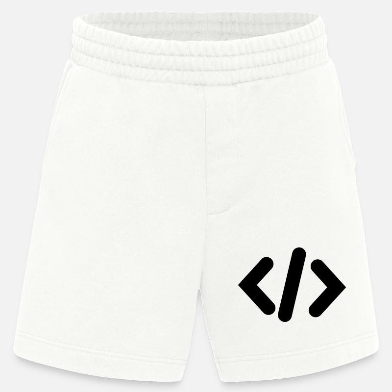 Programmer Code - Heavyweight Shorts - made by SPREAD  - OFF WHITE