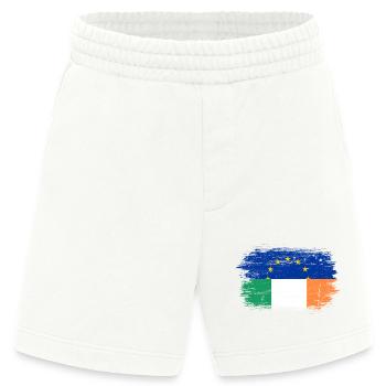EU Italien Flagge Fusion - Heavyweight Shorts - made by SPREAD  - OFF WHITE - Vorne