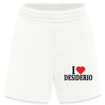 T-shirt J’adore Desire t-shirt idée cadeau - Short bio épais fabriqué en UE - OFF WHITE - Devant