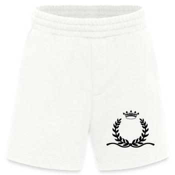 Lorbeerkranz mit langer Sporenkrone - Heavyweight Shorts - made by SPREAD  - OFF WHITE - Vorne