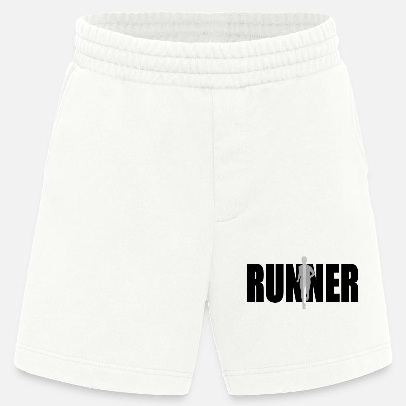 Runner - Heavyweight Shorts - made by SPREAD  - OFF WHITE