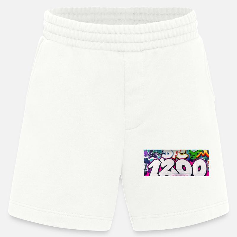 1200 GRAVITY EDIT_1 - Heavyweight Shorts - made by SPREAD  - OFF WHITE