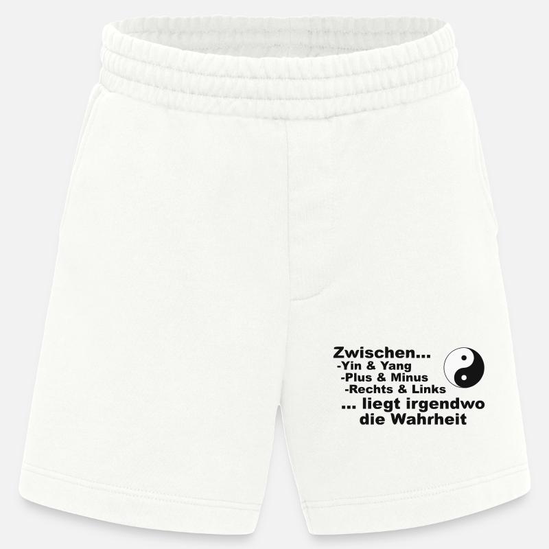 Zwischen Yin & Yang.... - Heavyweight Shorts - made by SPREAD - OFF WHITE