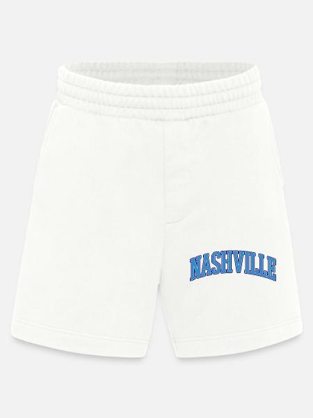 Nashville Varsity Lettering - Heavyweight Shorts - made by SPREAD  - OFF WHITE