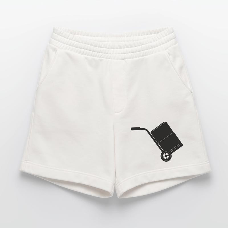 Trolley mover with two boxes Heavyweight Shorts - made by SPREAD 