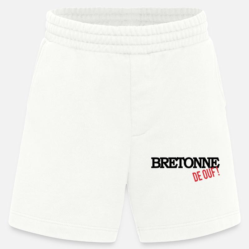 Bretonne de ouf - Short bio épais fabriqué en UE - OFF WHITE