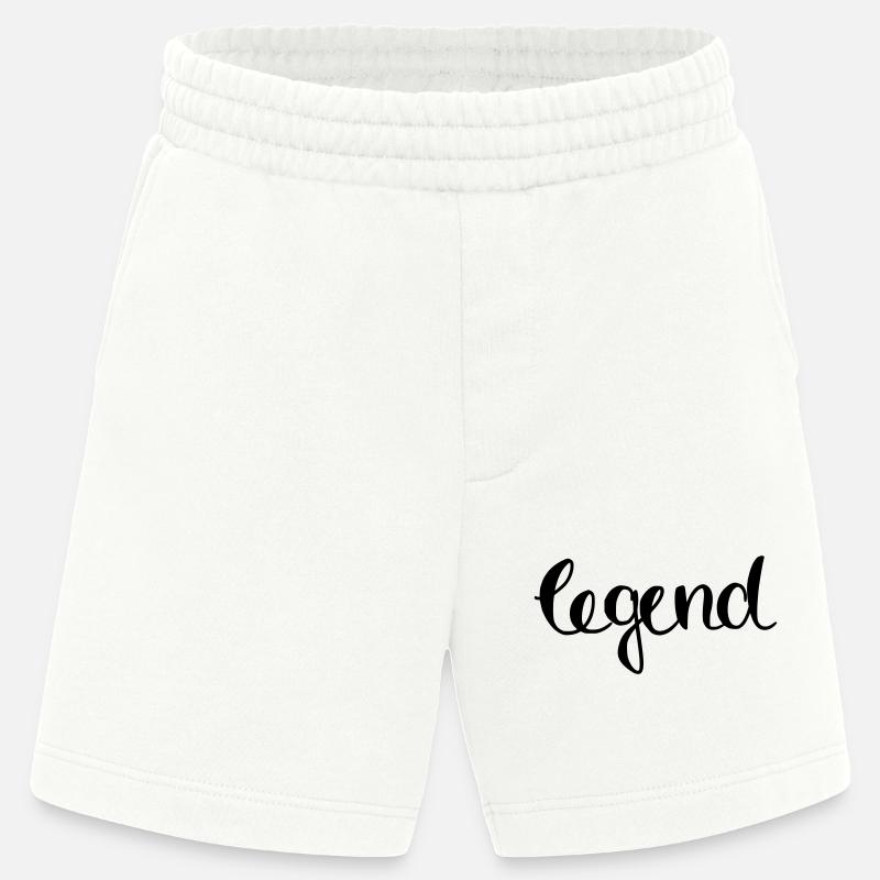 legend - Heavyweight Shorts - made by SPREAD  - OFF WHITE