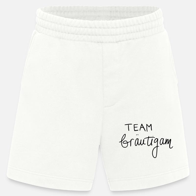 Team Bräutigam - Heavyweight Shorts - made by SPREAD  - OFF WHITE