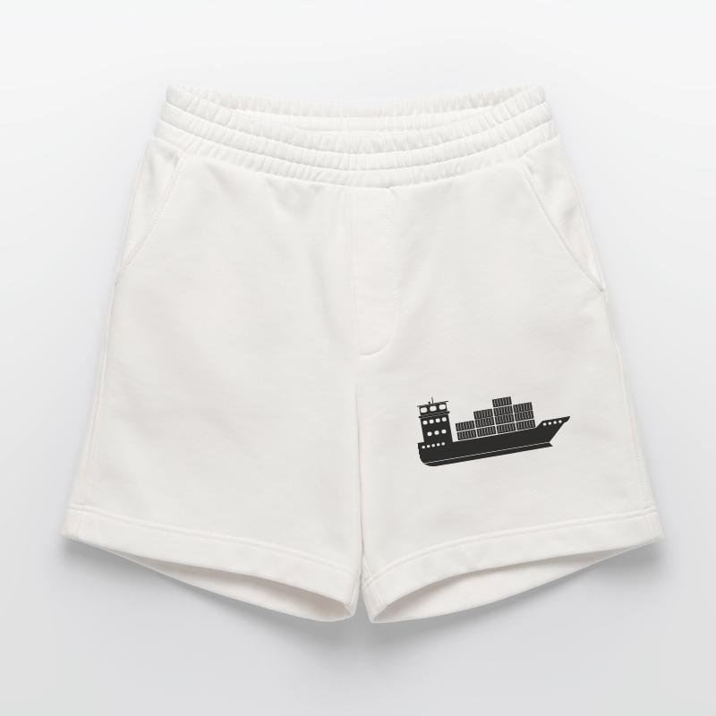 Seecontainerschiff oder Boot mit Containern Heavyweight Shorts - made by SPREAD 