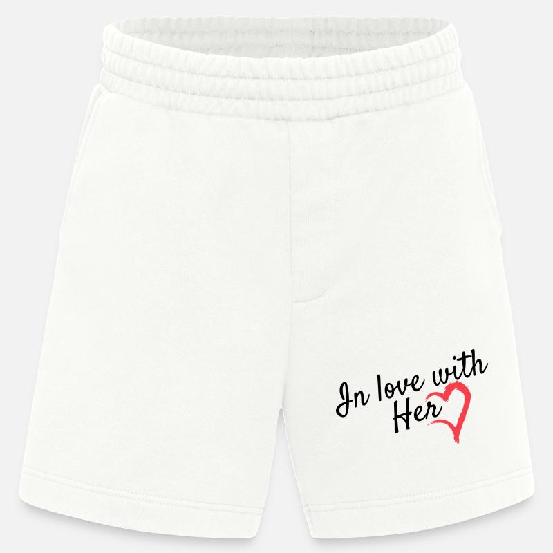 Dear partner look - Heavyweight Shorts - made by SPREAD  - OFF WHITE
