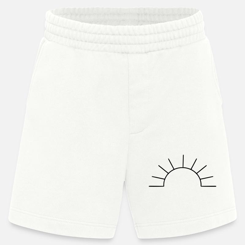 schlichte Sonne - Heavyweight Shorts - made by SPREAD  - OFF WHITE