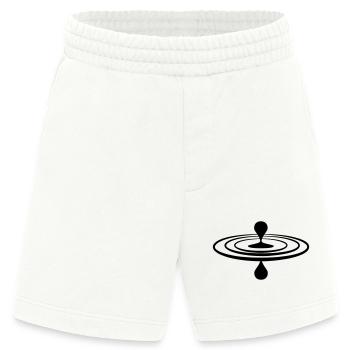 Drop Wasser Achtsamkeit Logo - Heavyweight Shorts - made by SPREAD  - OFF WHITE - Vorne