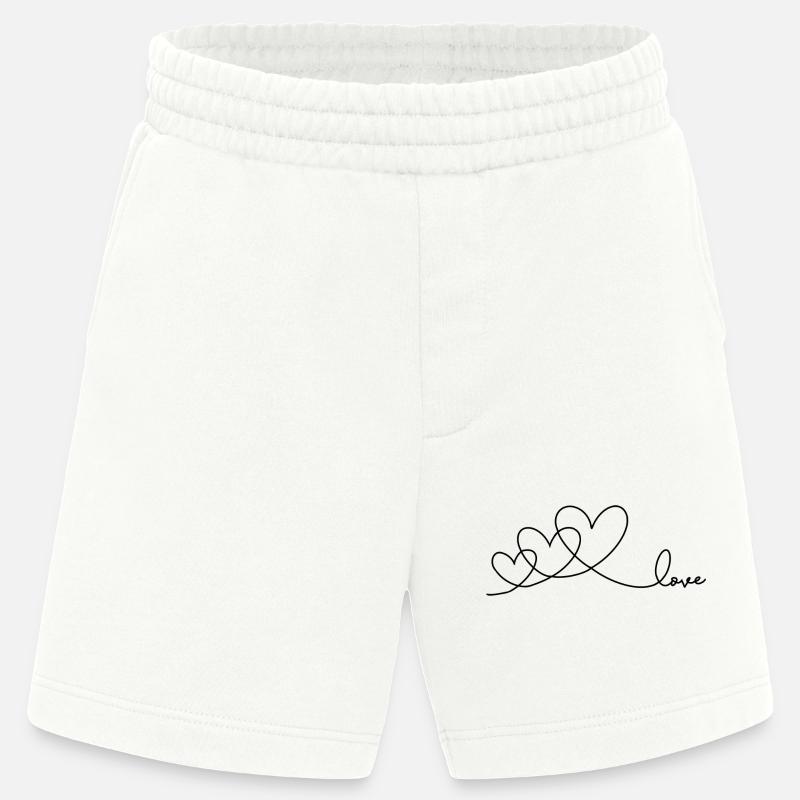 Amour - Short bio épais fabriqué en UE - OFF WHITE