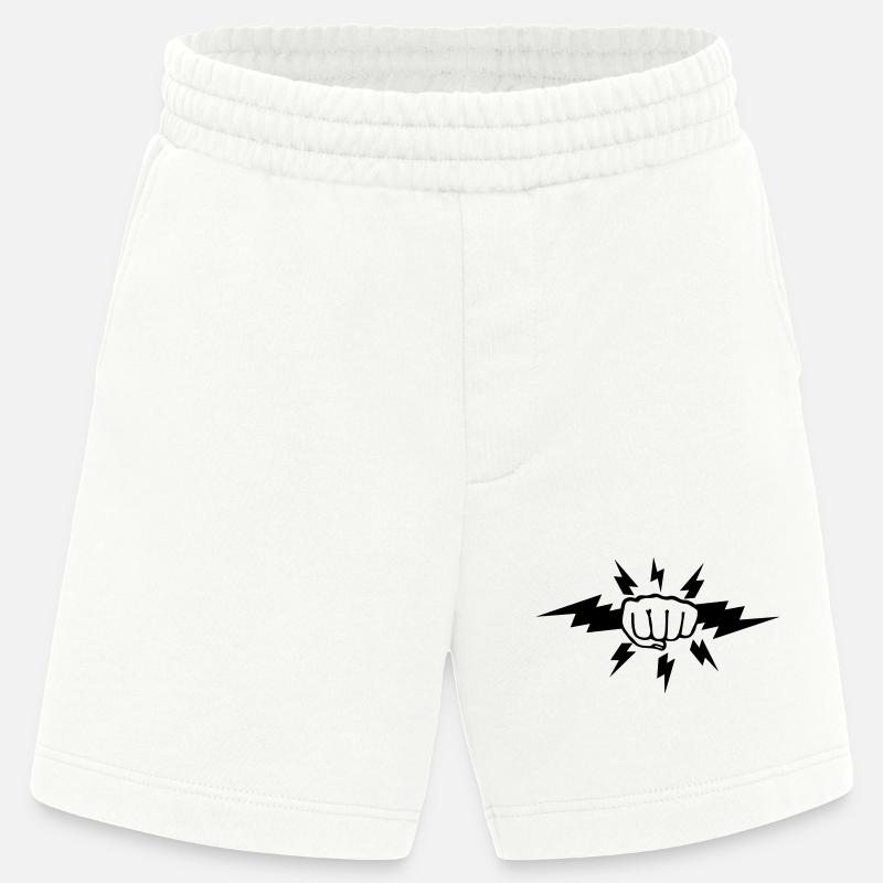 Blitzfaust - Heavyweight Shorts - made by SPREAD  - OFF WHITE