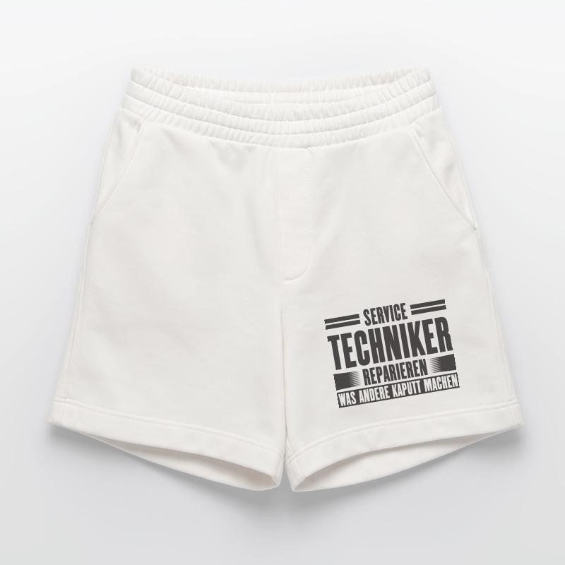 Service Technician Support Solution Slogan Service Heavyweight Shorts - made by SPREAD 