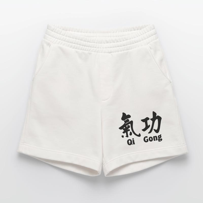 QI gong script with text horizontal Heavyweight Shorts - made by SPREAD 