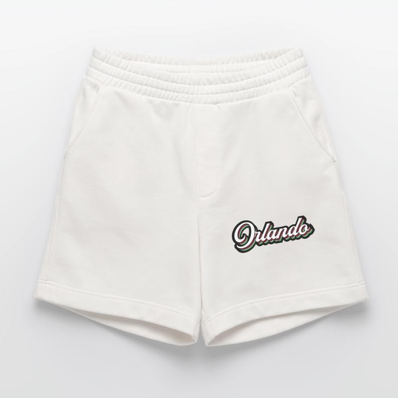 Orlando Rainbow Script Heavyweight Shorts - made by SPREAD 