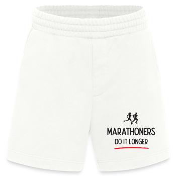Marathonläufer machen es länger - Heavyweight Shorts - made by SPREAD  - OFF WHITE - Vorne