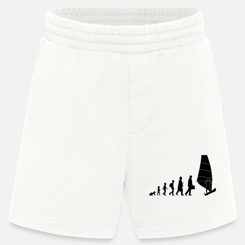 Entwicklung des Windsurfens - Heavyweight Shorts - made by SPREAD - OFF WHITE