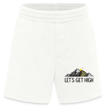 Mountains - Let's Get High - Heavyweight Shorts - made by SPREAD  - OFF WHITE - Front