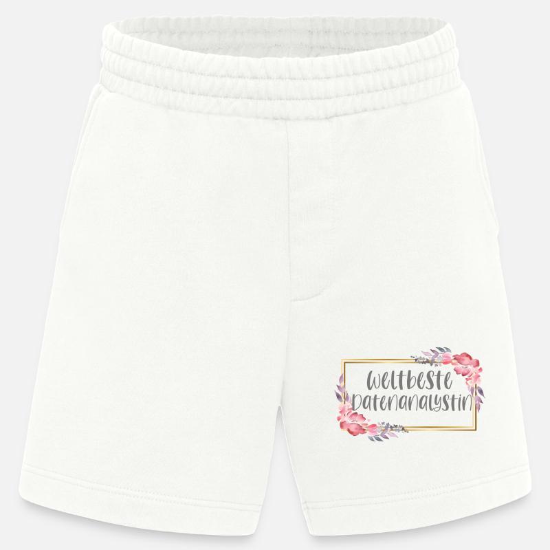 Datenanalystin Datenanalyse Geschenk - Heavyweight Shorts - made by SPREAD - OFF WHITE