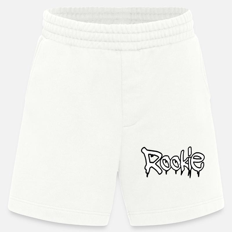 Graffiti-Stil Anfänger-Textdesign - Heavyweight Shorts - made by SPREAD  - OFF WHITE