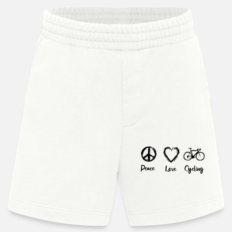 Radfahrer Routine - Heavyweight Shorts - made by SPREAD  - OFF WHITE