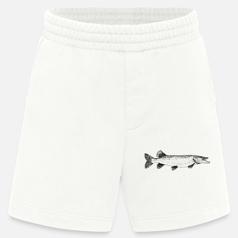 Hecht Pike Motiv - Heavyweight Shorts - made by SPREAD  - OFF WHITE