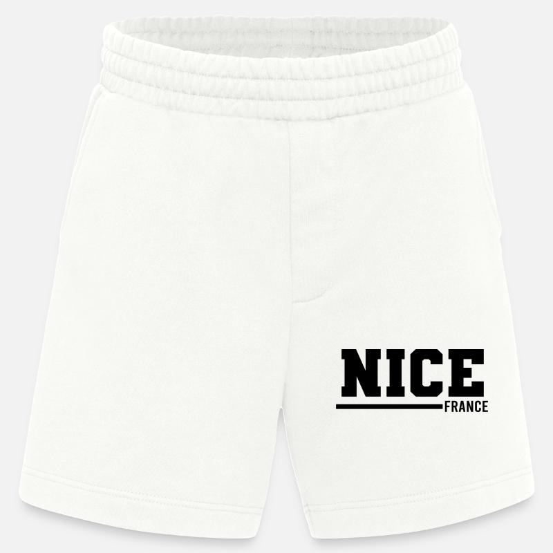 Nizza | Frankreich - Heavyweight Shorts - made by SPREAD  - OFF WHITE