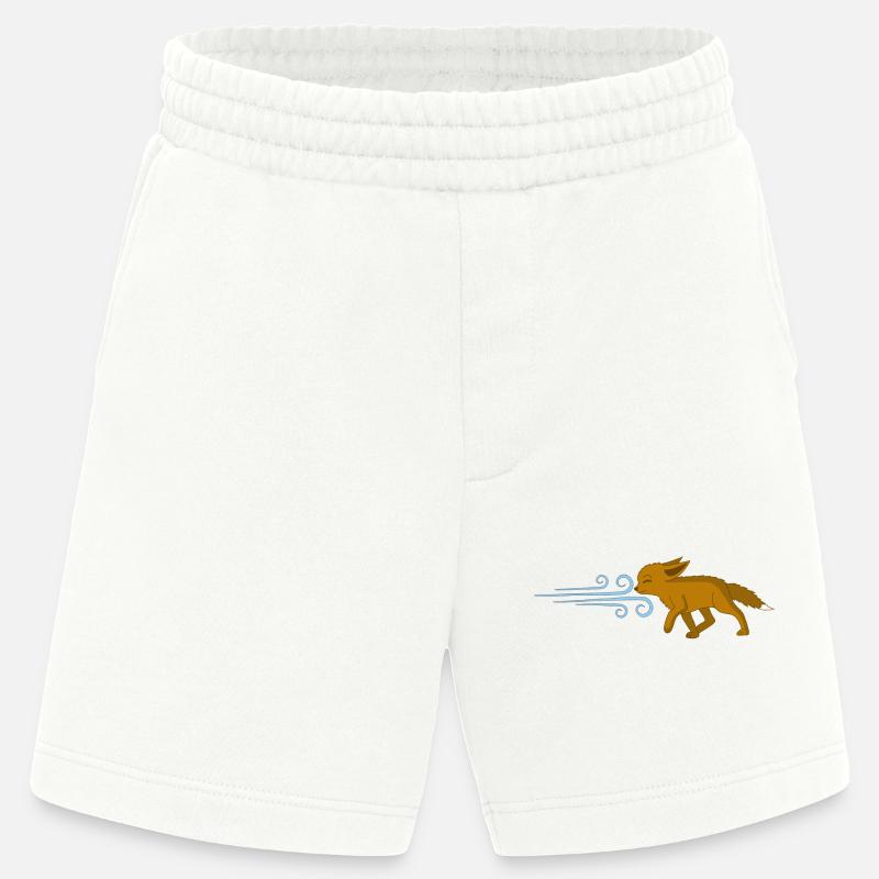 Der Fuchs und der Wind - Heavyweight Shorts - made by SPREAD  - OFF WHITE