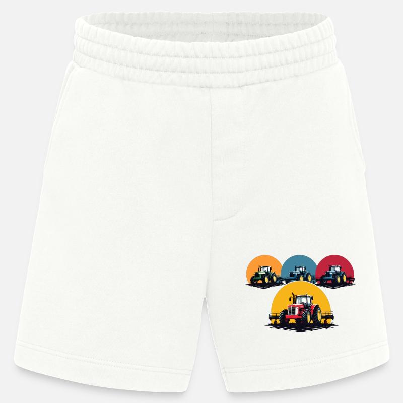 Bauer Traktor - Heavyweight Shorts - made by SPREAD  - OFF WHITE