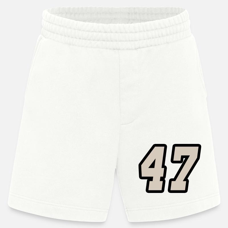 Nummer siebenundvierzig 47 - Heavyweight Shorts - made by SPREAD  - OFF WHITE