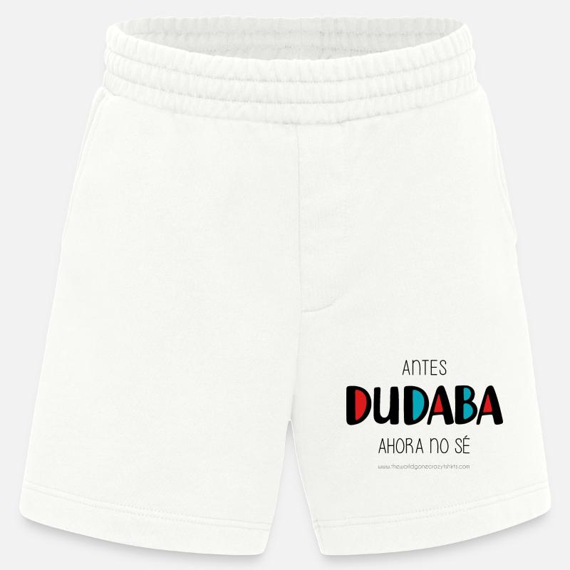 J’avais l’habitude d’hésiter - Short bio épais fabriqué en UE - OFF WHITE