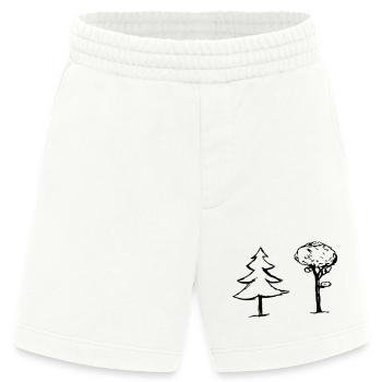 Bäume - Heavyweight Shorts - made by SPREAD  - OFF WHITE - Vorne