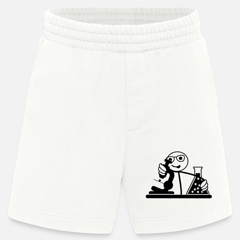 Wissenschaftler oder Biologe - Heavyweight Shorts - made by SPREAD  - OFF WHITE
