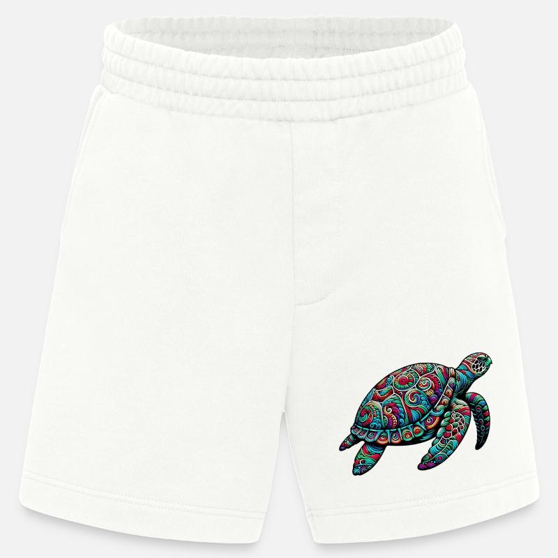 Turtle - Heavyweight Shorts - made by SPREAD - OFF WHITE