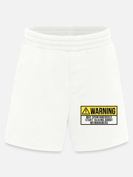 Start Talking About Weimaraner - Heavyweight Shorts - made by SPREAD - OFF WHITE