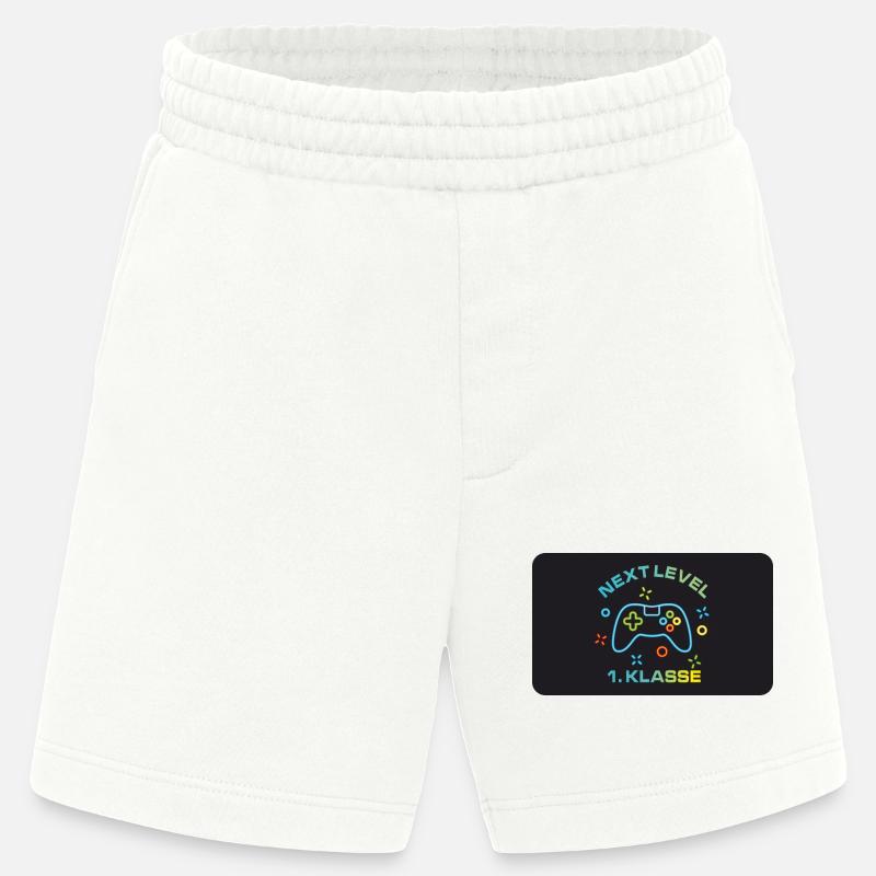 Spielecontroller - Next Level 1. Klasse - Heavyweight Shorts - made by SPREAD  - OFF WHITE