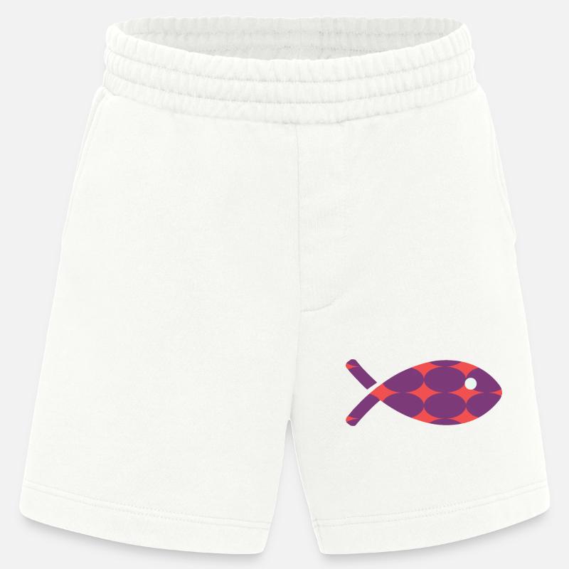 FISCH - Heavyweight Shorts - made by SPREAD  - OFF WHITE