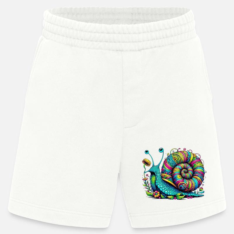 Snail - Heavyweight Shorts - made by SPREAD  - OFF WHITE