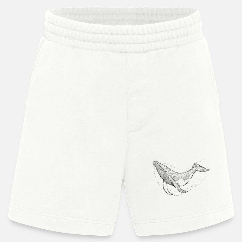 Buckelwal - Heavyweight Shorts - made by SPREAD  - OFF WHITE